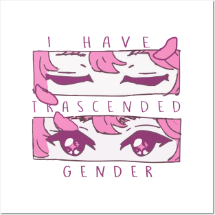 i have trascended gender (trans) Posters and Art